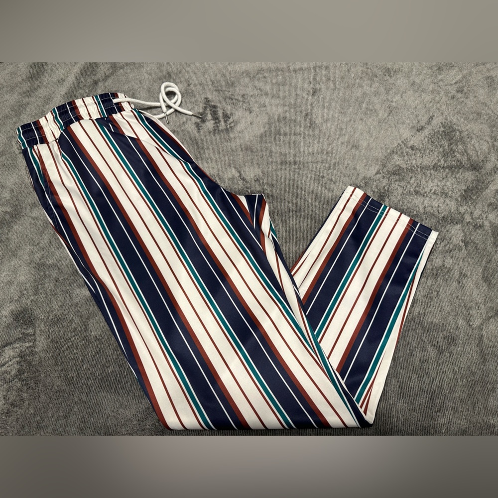 Men’s Striped Shein Pants
